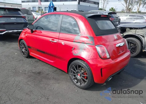 2015 Fiat 500C Abarth from USA, damaged, VIN 3C3CFFJH1FT667985
